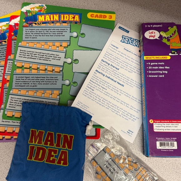 TRICKY TRACKS MAIN IDEA LEARNING GAME AGES 7 AND UP - Picture 4 of 11